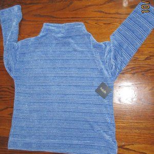 Rafaella XL Textile Stripe Chenille Sweater  NWT